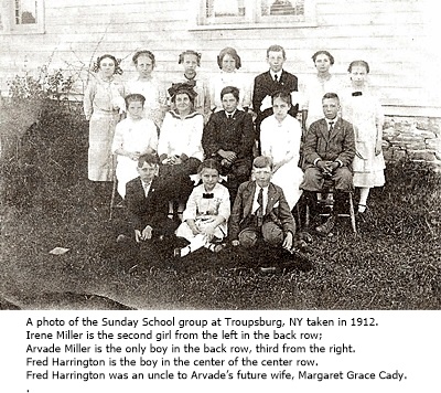 hcl_pic04_sunday_school_with_arvade_and_irene_miller_and_fred_harrington_1912_resize400x280