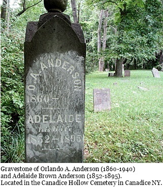hcl_people_anderson_orlando_a_and_brown_adelaide_gravestone_canadice_hollow_cemetery_resize320x320