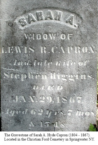 hcl_people_capron_hyde_sarah_a_gravestone_springwater_christian_ford_cemetery_resize320x426