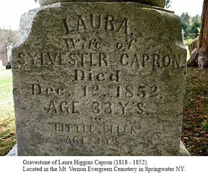 hcl_people_capron_higgins_laura_gravestone_springwater_mt_vernon_cemetery_resize426x320